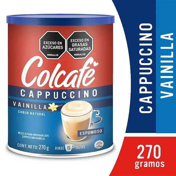 Capuccino Colcafe Vainilla 270g
