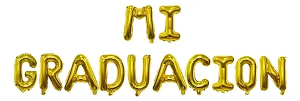 Globo Metalizado Mi Graduacion Dorado