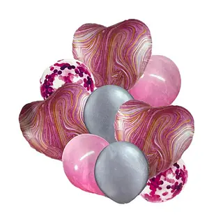 Bouqet De Globos Foil+Latex Agata Rosado