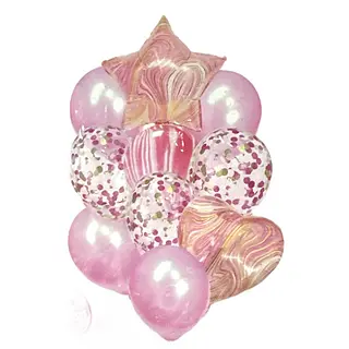 Bouquet De Globos Foil+Latex Agata Rosado