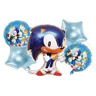 Bouquet De Globos Foil Sonic