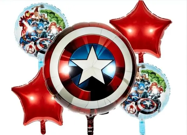 Bouquet De Globos Foil Capitan America