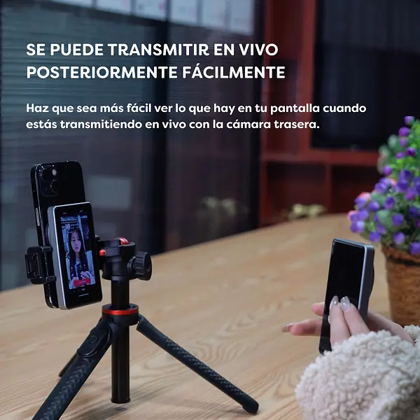 Monitor Selfie Magnético 4" Para Iphone