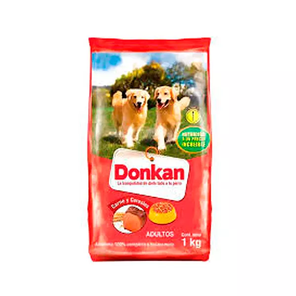 Alimento Para Perros Donkan Adulto Carne Y Cereales