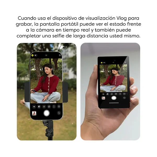 Monitor Selfie Magnético De 4" Para Celulares