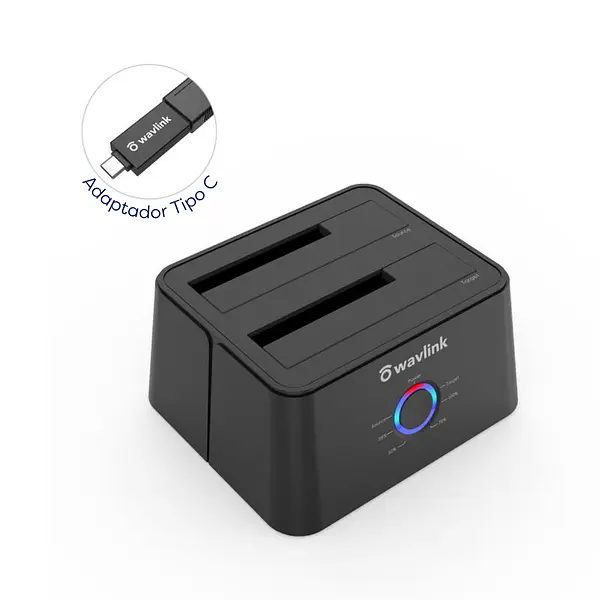 Estación De Acoplamiento Para Disco Duro Doble Usb 3.0