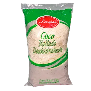 Coco Rallado Sin Azúcar Levapan X1kg
