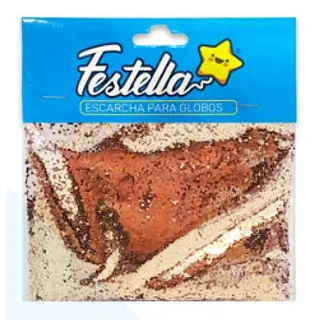 Escarcha Para Globo Champaña Paquete X12