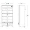 Vitrina Vertical Inducol Refrigerada 707l