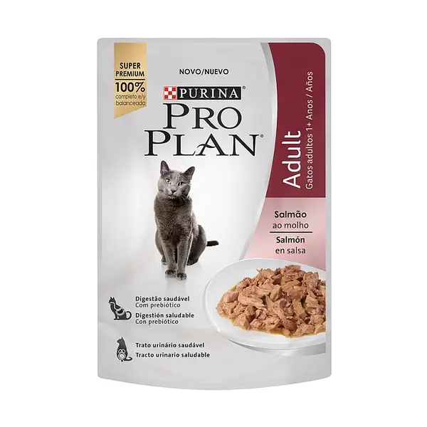 PROPLAN POUCH GATO ADULTO SALMON 