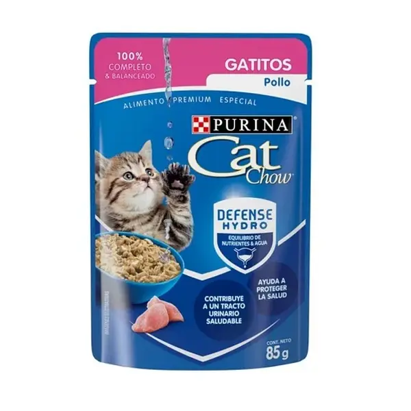 CAT CHOW POUCH GATITOS POLLO 