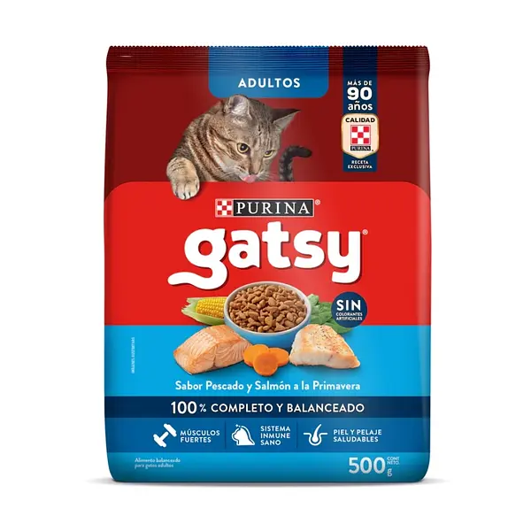 GATSY ADULTO PESCADO Y SALMON 17KG