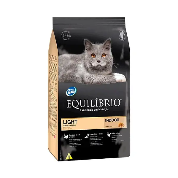 EQUIlÍBRIO GATO ADULTO LIGHT 1.5KG
