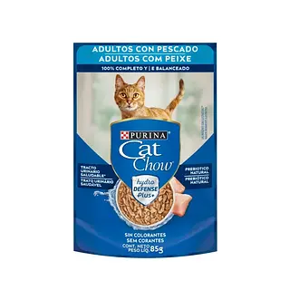 Cat Chow Pouch Adulto Pescado