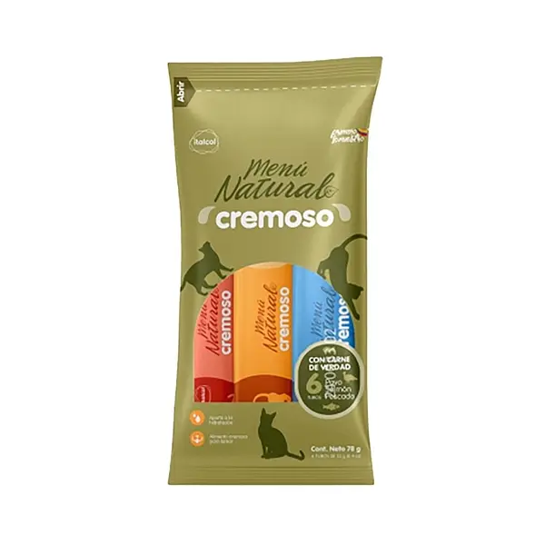 Menu Natural Cremoso X6 Unidades