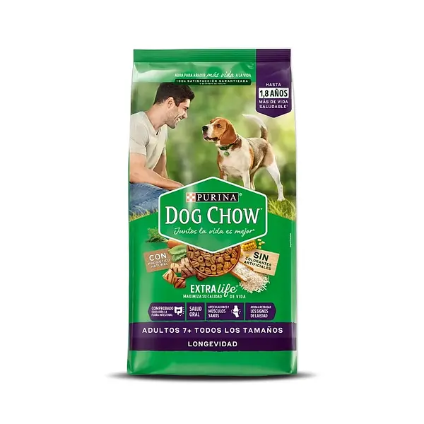 Dog Chow Adulto 7+ Longevidad