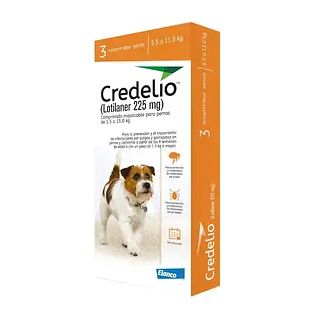 CREDELIO 225 MG (5.5-11 KG) NARANJA