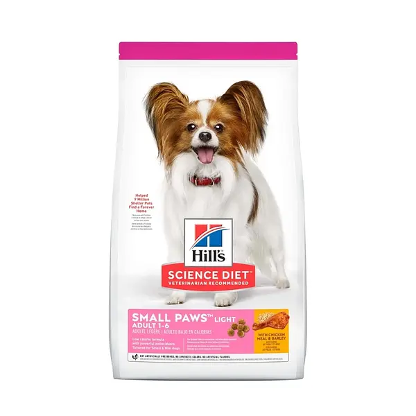 HILLS ADULTO SMAL PAWS LIGHT 2KG
