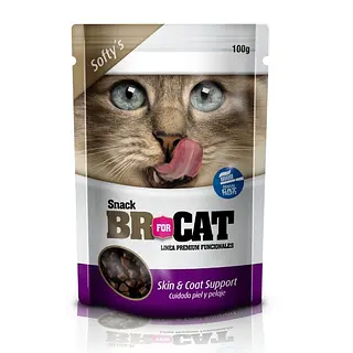 BR FOR CAT SOFT SKIN Y COAT SUPPORT SNACK