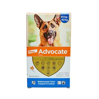 ADVOCATE PERRO 4.0 ML, 25 A 40 KL
