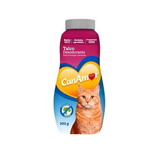 Talco Canamor Desodorante Gatos