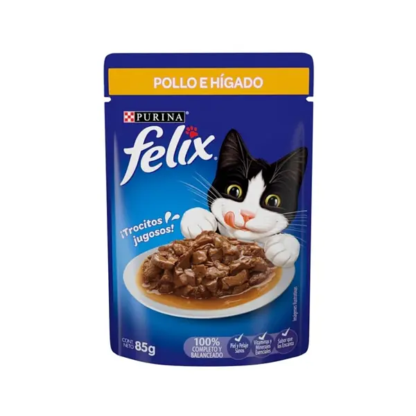 FELIX POUCH POLLO-HIGADO /CORDERO 