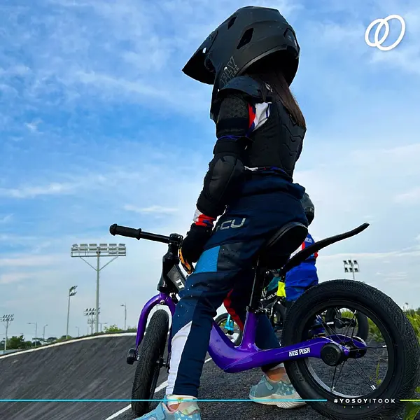 Bicicleta Impulso Itook Push Kids Morado/Negro Ys 728/770