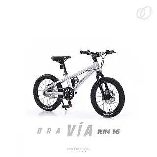 Bicicleta Itook Bravia T-12000 Rin 16" Plateado