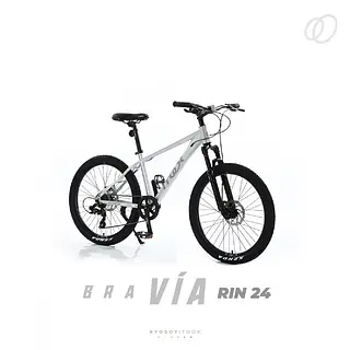 Bicicleta Itook Bravia T-12000 Rin 24" Plateado