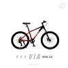 Bicicleta Itook Bravia T-12000 Rin 24" Rojo+Negro