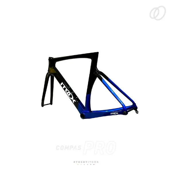 Marco Ruta Compas Pro Negro Mate/Azul Disco S(490)