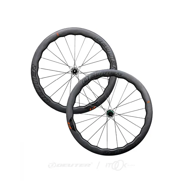 Ruedas F1 Pro Para Bicicletas De Ruta En Carbono/Deuter45-50