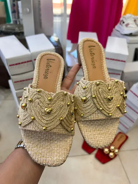 Sandalias Planas En Yute Frescas