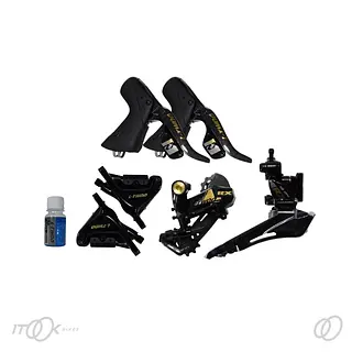 Set 2x12 Vel De Ruta Hidraulico Freno Disco Ltwoo Rx