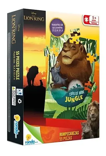 Rompecabezas X55 Rey Leon Ronda