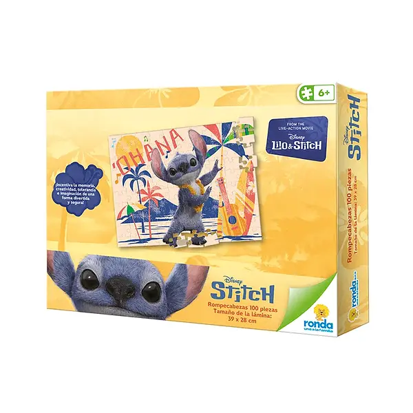 Rompecabezas 100 Piezas Stich 12629 Ronda