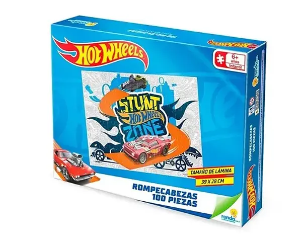 Rompecabezas 100 Piezas Hot Wheels 11743 Ronda