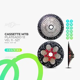 Cassette Mtb 12 Velocidades 11-52t