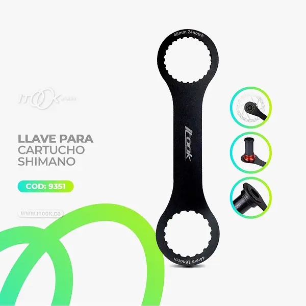 Llave Para Cartucho Para Shimano