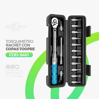Torquimetro Rachet Con Copas Toopre