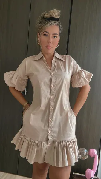 Vestido Camel – Estilo Fresco