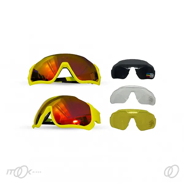 Gafa Six Para Niños Amarillo (4 Lentes)