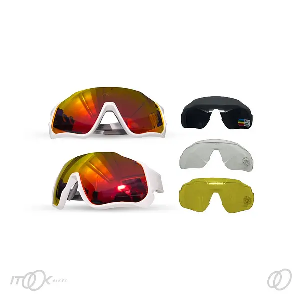 Gafa Six Para Niños Blanco (4 Lentes)