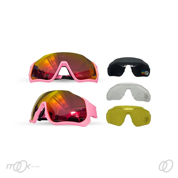Gafa Six Para Niños Rosa (4 Lentes)