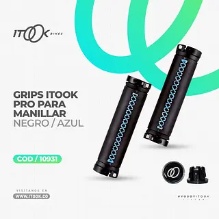 Grips Manillar Mtb Pro / Gr1902 Color Celeste