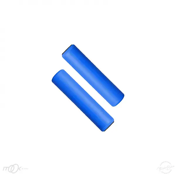 Grips Manillar Silicona Azul