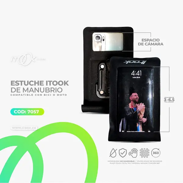 Estuche Para Manubrio (Bici / Moto)