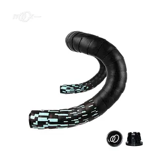 Cinta Manillar Pro Negro / Celeste