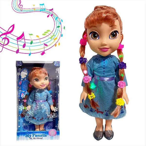 Muñeca Frozen Con Sonido Y Luces