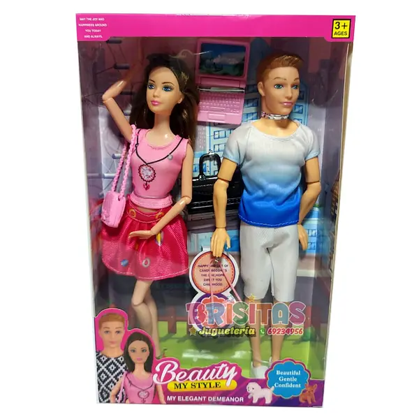 Muñecos De Pareja Barbi Y Ken